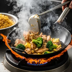 Savory Pad See Ew with Chicken and Broccoli Delight