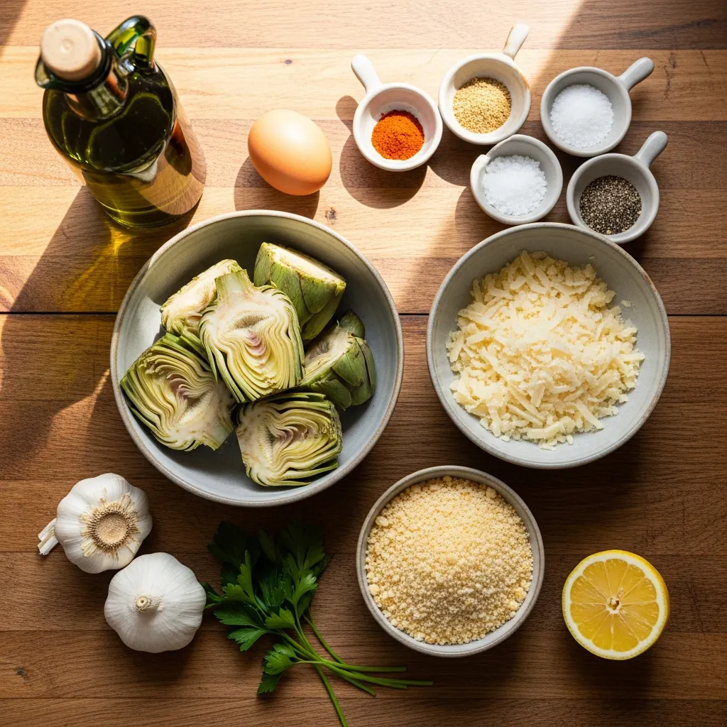 Golden Baked Artichoke Hearts with Savory Parmesan Bliss