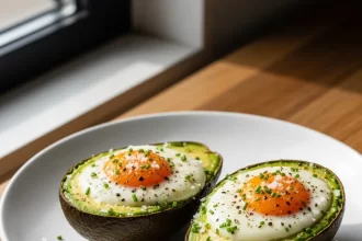Perfectly Baked Eggs in Avocado Boats: A Nutritious Delight