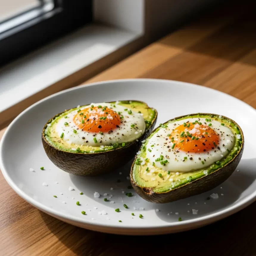 Perfectly Baked Eggs in Avocado Boats: A Nutritious Delight