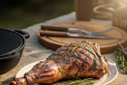 Savor the Flavors: Grilled Leg of Lamb with Rosemary Tips