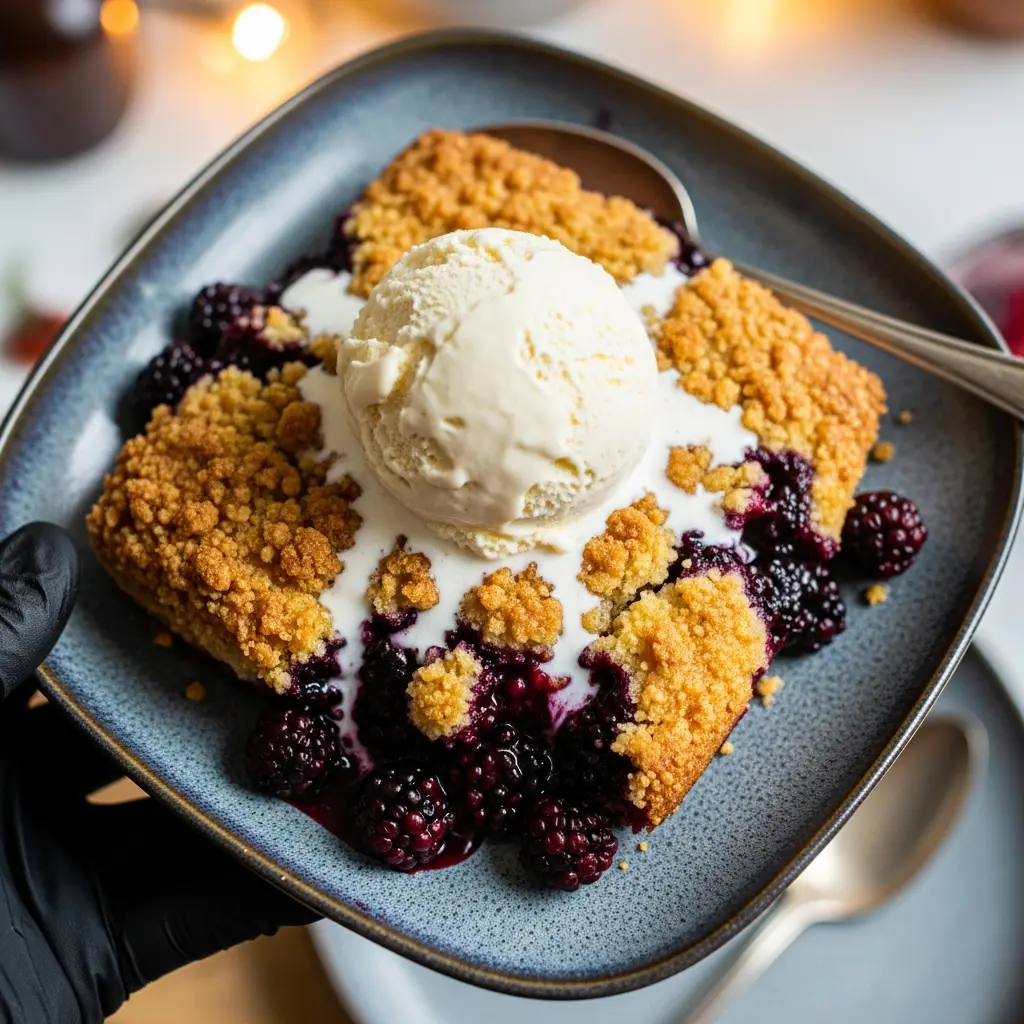 Sweet Delight: How to Make Blackberry Cobbler with Crumble Topping