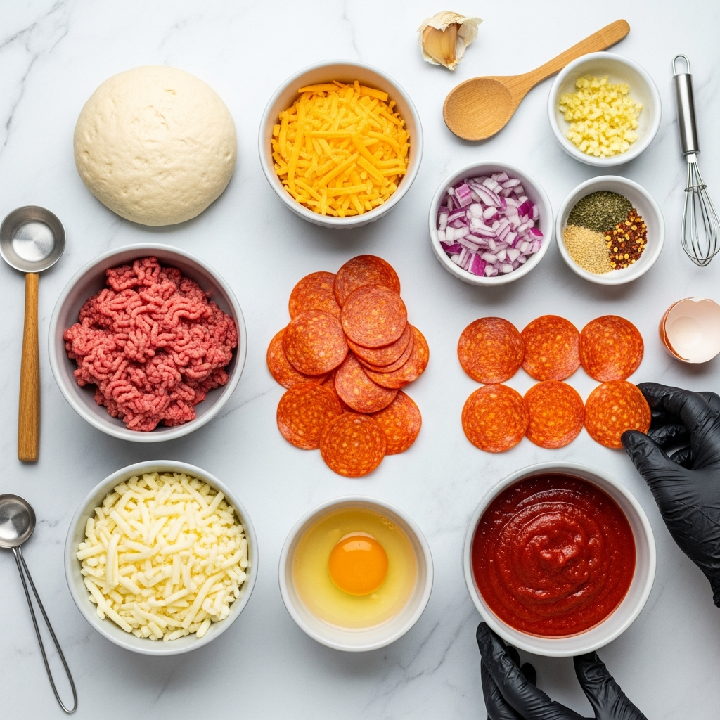 Exploding Flavor: How to Make Cheesy Beef Pepperoni Pizza Bombs