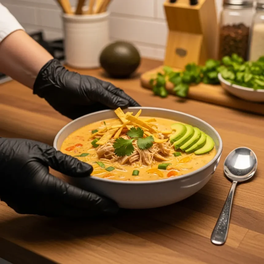 Slow Cooker Creamy Chicken Enchilada Soup: Cozy & Easy