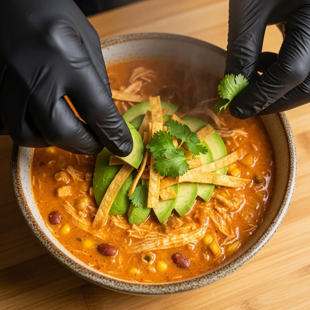 Slow Cooker Creamy Chicken Enchilada Soup: Cozy & Easy