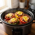 Hearty Slow Cooker Stuffed Pepper Chili Recipe to Savor