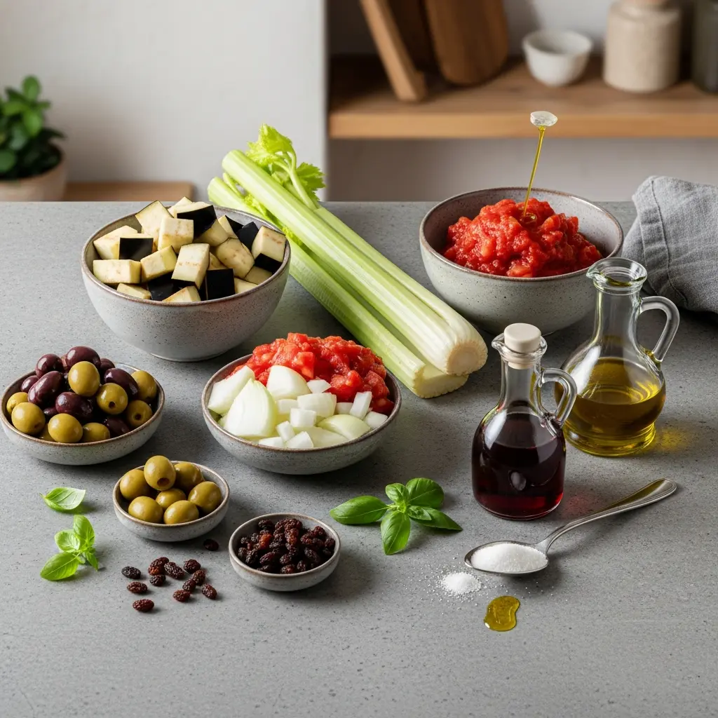 Caponata Unveiled: Italy’s Sweet & Sour Eggplant Delight