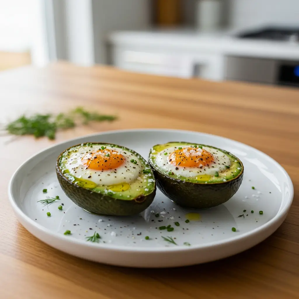 Perfectly Baked Eggs in Avocado Boats: A Nutritious Delight