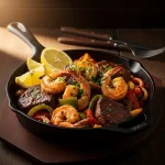 Sizzling Cajun Shrimp & Steak Skillet: Flavor Unleashed