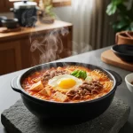 Savoring Sundubu Jjigae: Hearty Soft Tofu Stew with Beef