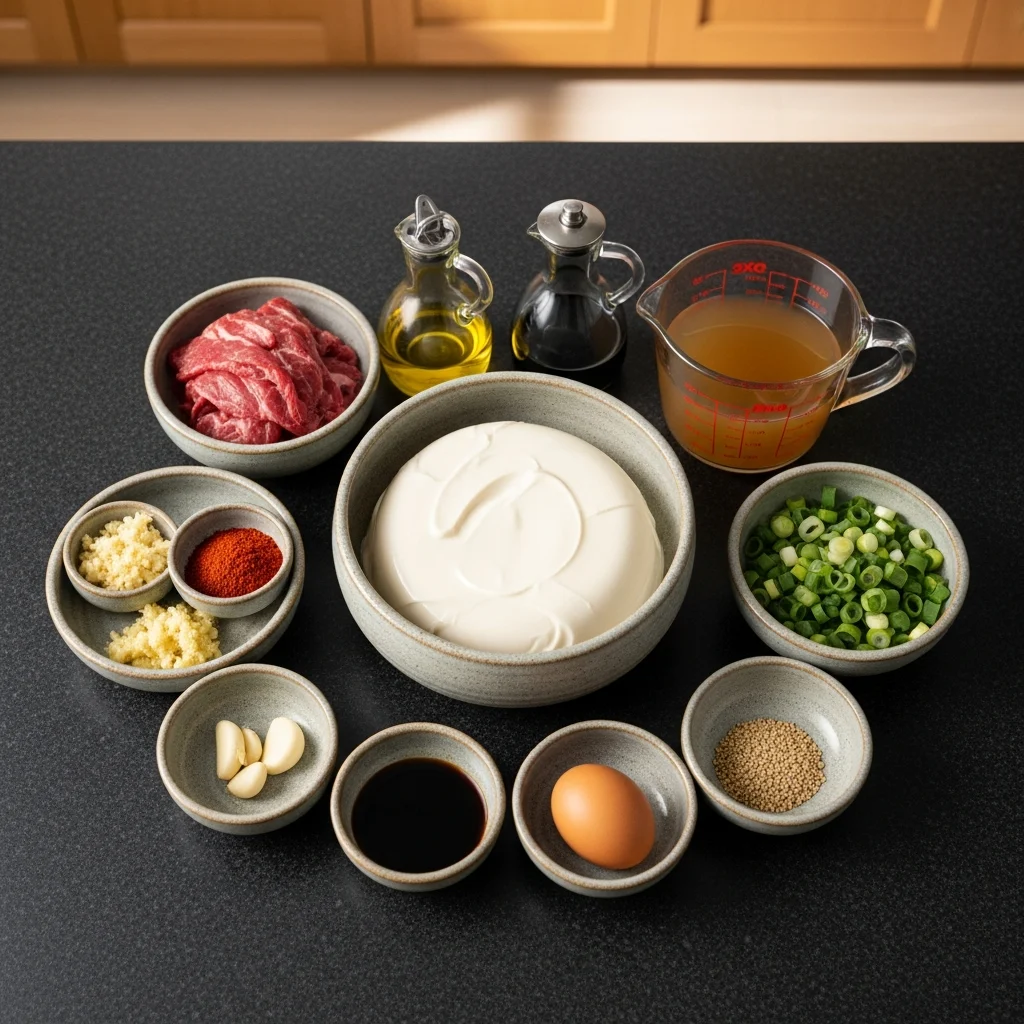 Savoring Sundubu Jjigae: Hearty Soft Tofu Stew with Beef