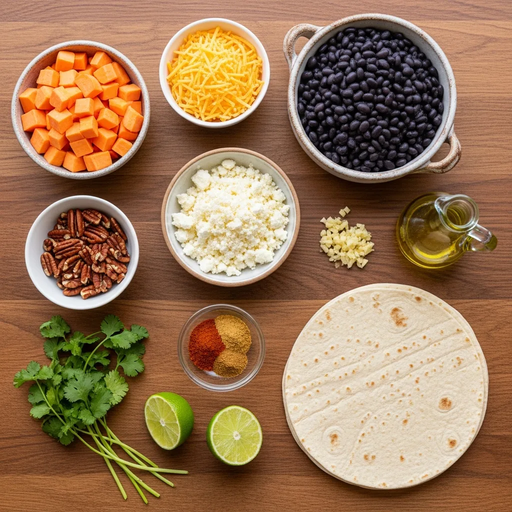 Nutty & Nourishing: Sweet Potato Black Bean Quesadillas