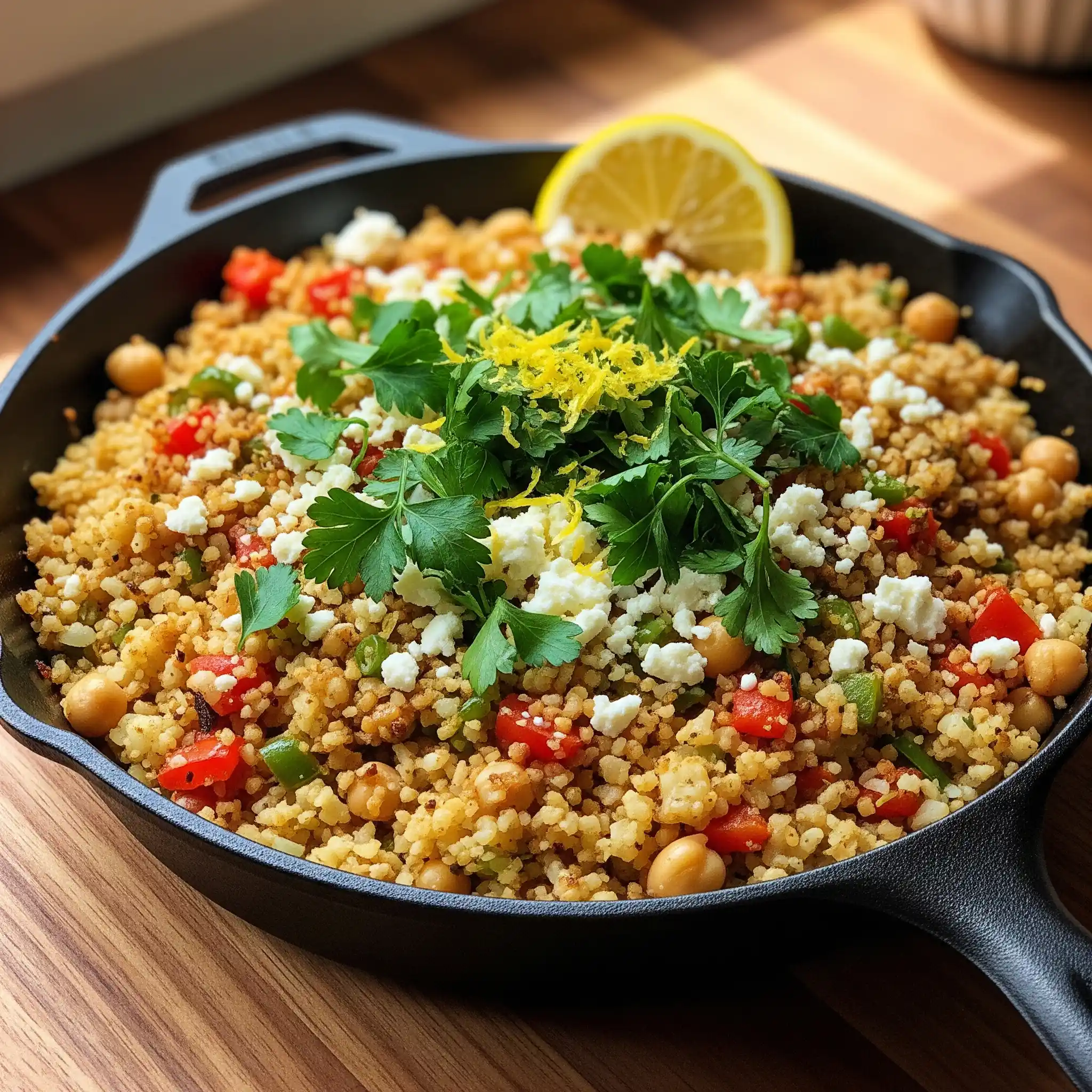 Wholesome Mediterranean Cauliflower Rice: Easy, Flavorful Recipe