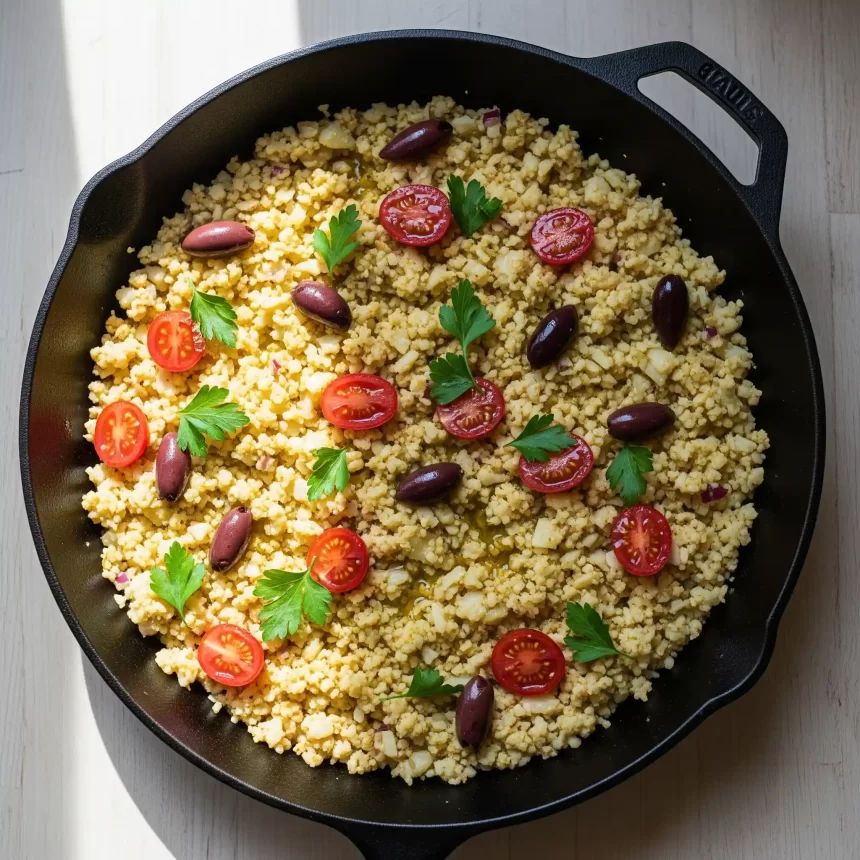 Wholesome Mediterranean Cauliflower Rice: Easy, Flavorful Recipe