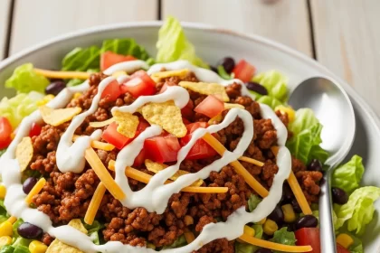 Zesty Creamy Lime Taco Salad Dressing Recipe to Savor