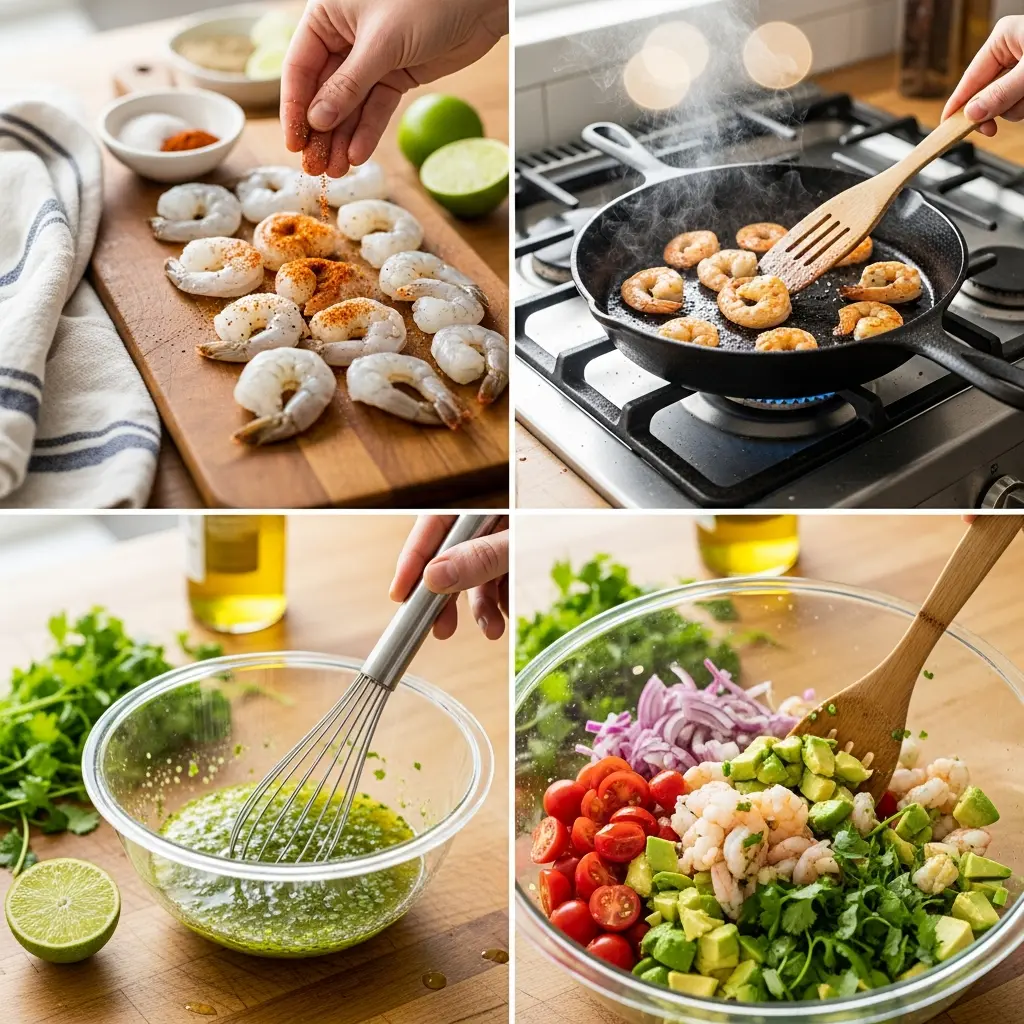 Zesty Shrimp & Avocado Salad with Fresh Lime Twist