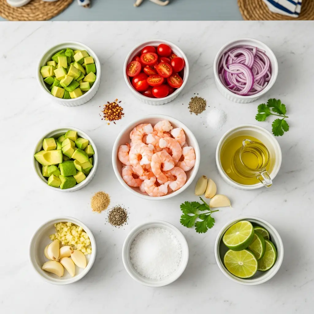 Zesty Shrimp & Avocado Salad with Fresh Lime Twist
