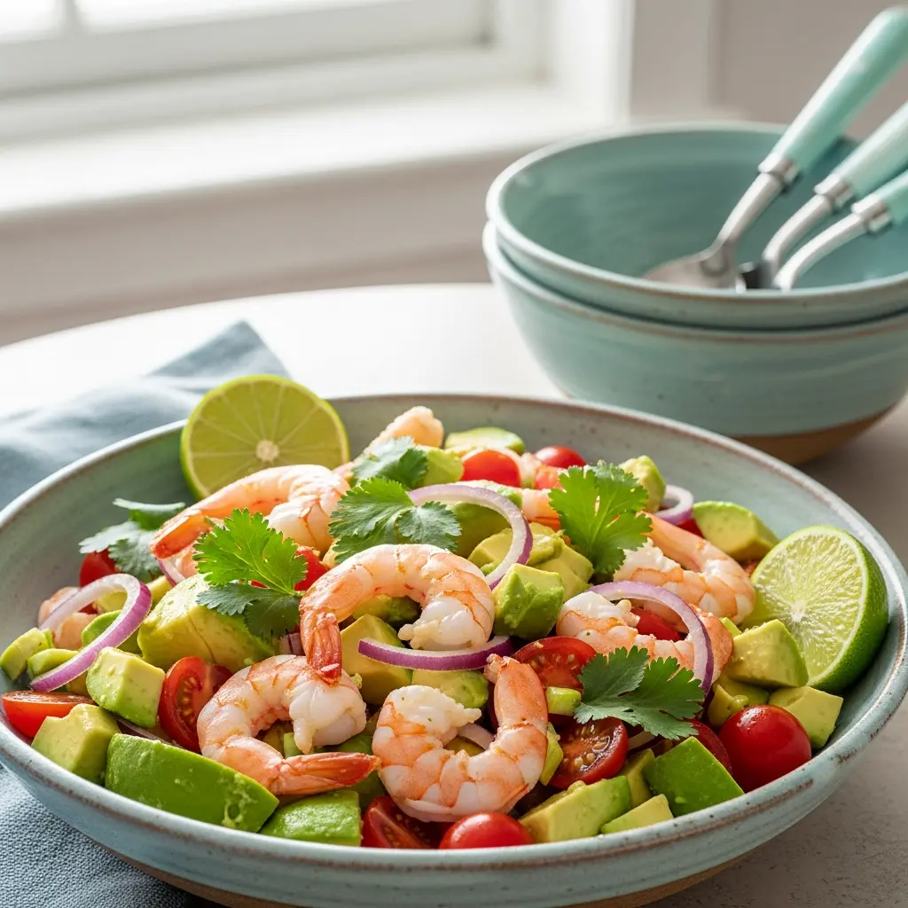 Zesty Shrimp & Avocado Salad with Fresh Lime Twist