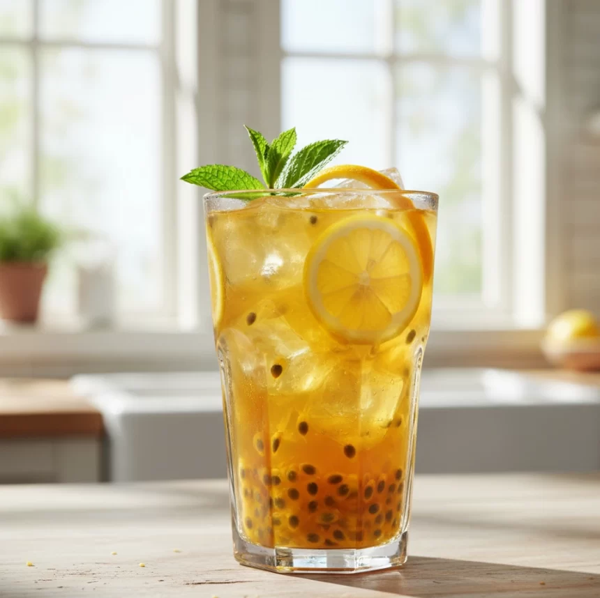 Refreshing Delight: Easy Passion Fruit Iced Tea Recipe