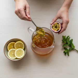 Refreshing Delight: Easy Passion Fruit Iced Tea Recipe