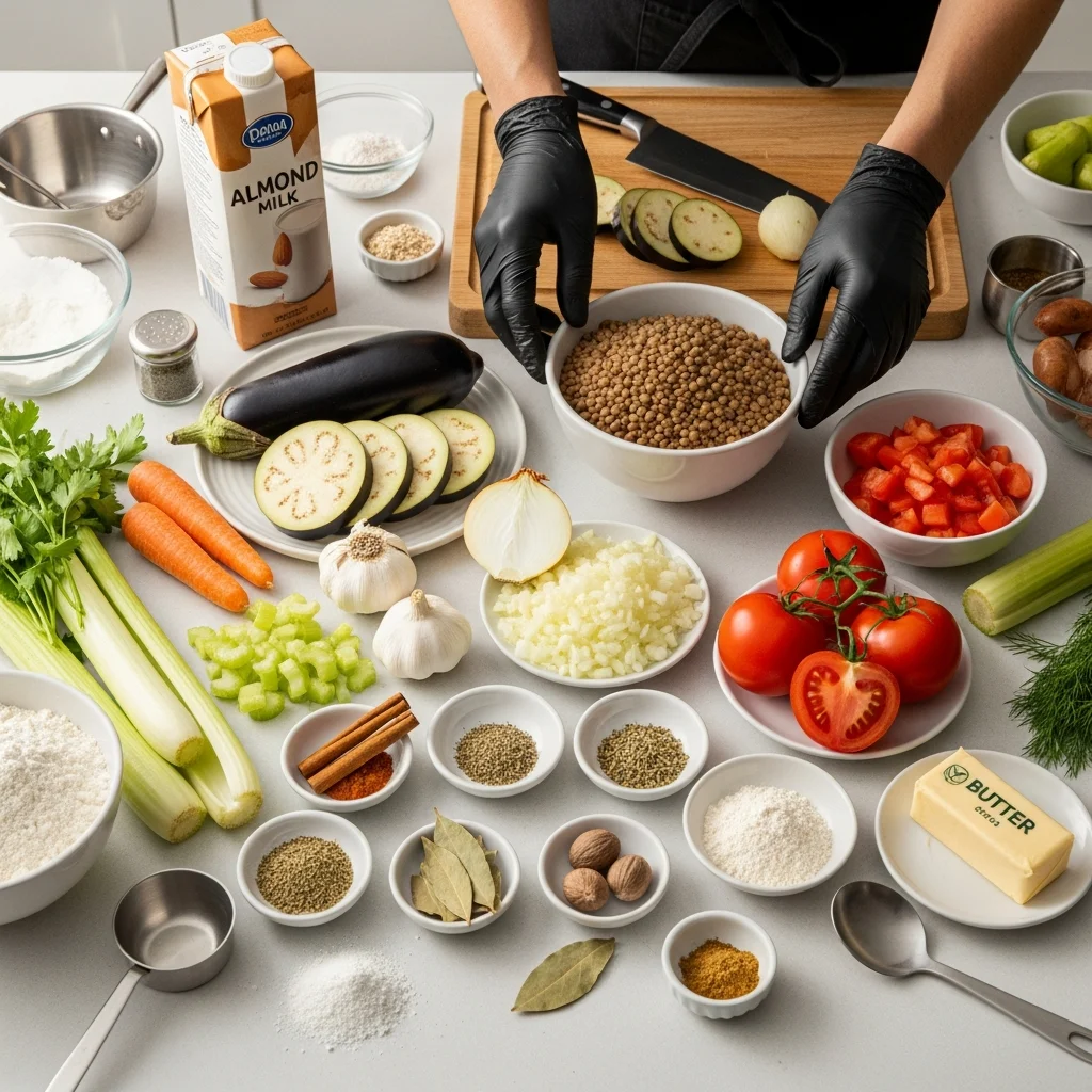 Hearty Vegetarian Lentil Moussaka: A Flavorful Twist