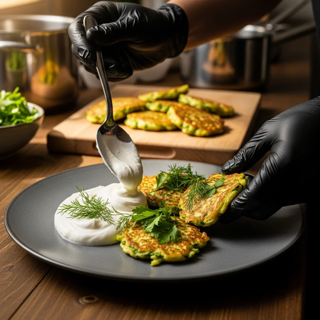 Wholesome Savory Zucchini Pancakes with Nutty Quinoa Flour