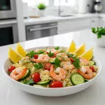 Zesty Shrimp & Orzo Salad with Fresh Lemon and Dill Flair