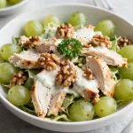 Refreshing Chicken Salad with Grapes and Crunchy Walnuts