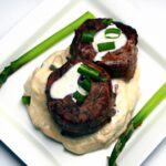 Savor Garlic Butter Steak Bites Paired with Creamy Mash