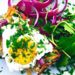 Savory Shakshuka with Feta and Fresh Garden Herbs