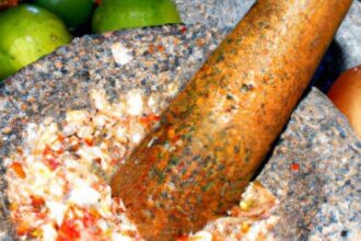 Molcajete Magic: Crafting Authentic Mortar & Pestle Salsa
