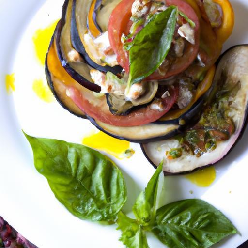 Smoky Roasted Eggplant & Tomato Salad: A Flavorful Twist