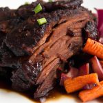 Melt-in-Your-Mouth Slow Cooker Beef Brisket with BBQ Sauce