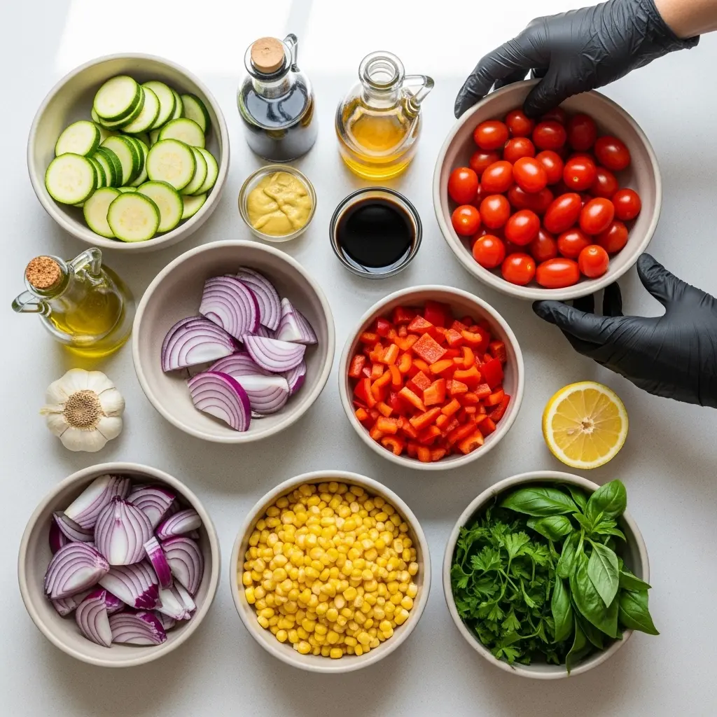 Savor Freshness: Mastering Grilled Veggie Salad with Vinaigrette