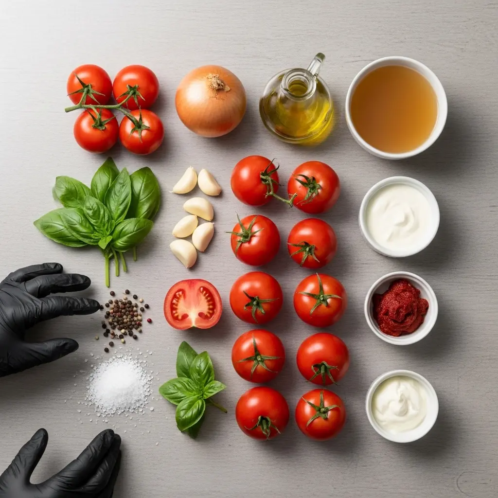 Velvety Tomato Basil Soup: A Creamy Comfort Recipe