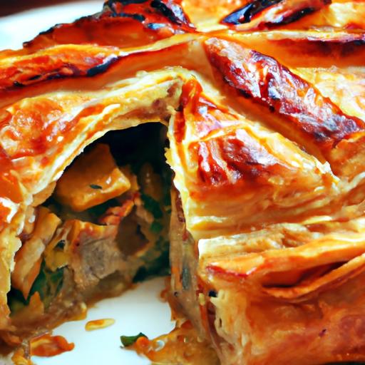 Moroccan Chicken Bastilla: A Savory Pie of Exotic Flavors