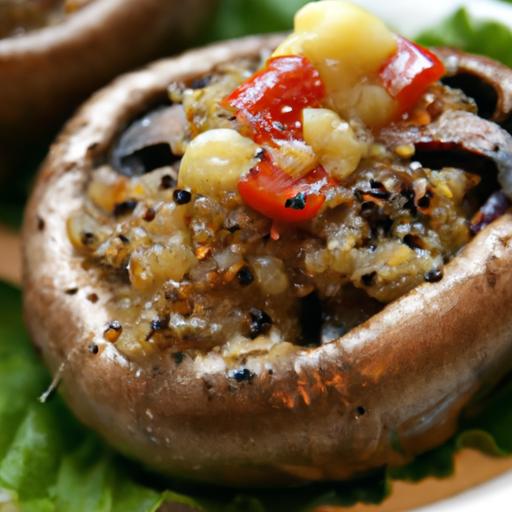 Hearty Stuffed Portobellos with Protein-packed Quinoa