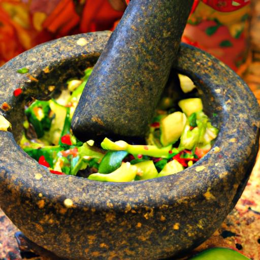 Molcajete Magic:⁢ Crafting Authentic mortar & Pestle Salsa