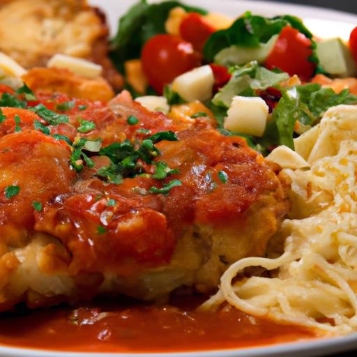 Crispy Chicken Parmesan: A Classic Dish with Marinara Magic