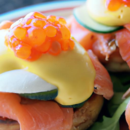 elevate Brunch: Smoked Salmon Eggs Benedict on Muffins