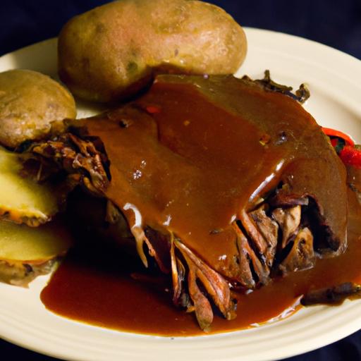 Melt-in-Your-Mouth Slow Cooker Beef Brisket with BBQ Sauce