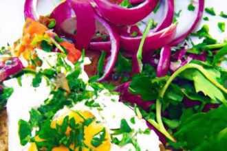 Savory Shakshuka with Feta and Fresh Garden Herbs