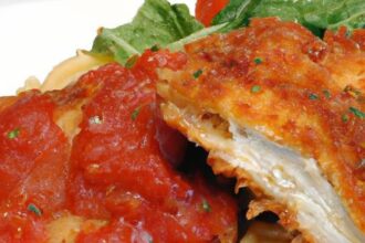 Crispy Chicken Parmesan: A Classic Dish with Marinara Magic