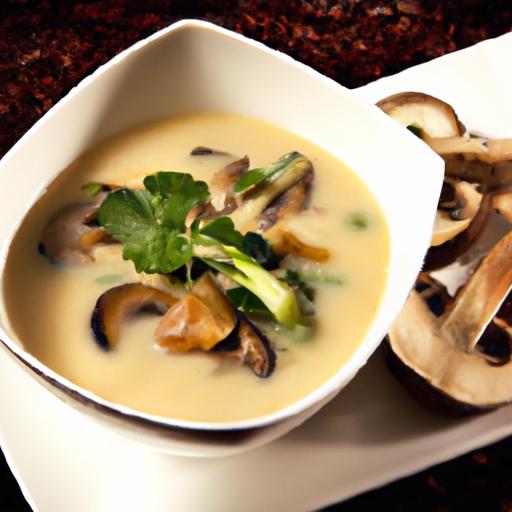 Savor the Zesty Twist: Hot ​and Sour Mushroom Soup Delight