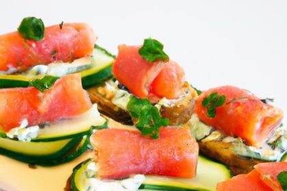 Fresh & Flavorful: Smoked Salmon Cucumber Cream Cheese Bites