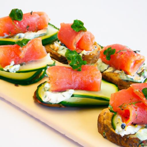Fresh & Flavorful: Smoked Salmon Cucumber Cream Cheese Bites