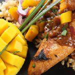 Fiery BBQ Chicken Meets Sweet Mango Salsa: A Flavor Fiesta
