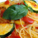Spaghetti Squash Delight: Fresh Tomato & Basil Sauce Recipe