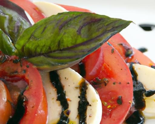 Timeless Caprese Salad: Fresh Flavors with Balsamic Glaze