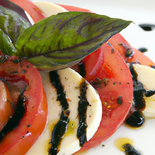 Timeless Caprese Salad: Fresh Flavors with Balsamic Glaze
